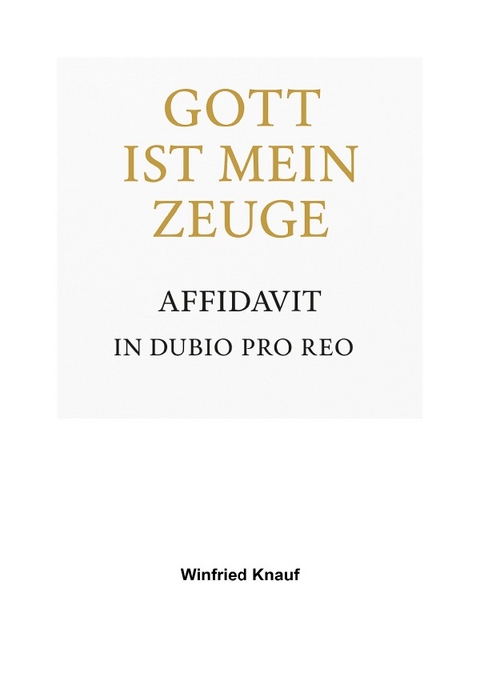 Moderne Christenverfolgung - Winfried Knauf