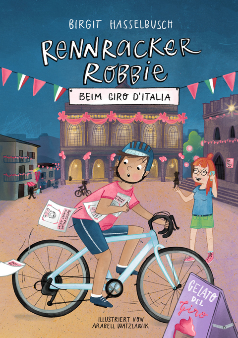 Rennracker Robbie beim Giro d’Italia - Birgit Hasselbusch