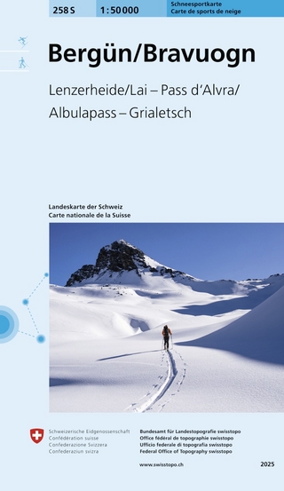 258S Bergün/Bravuogn Schneesportkarte