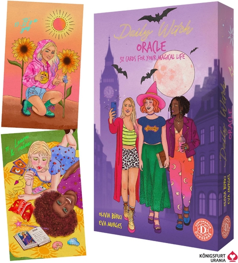 Daily Witch Oracle- 32 Oracle cards & 48-page booklet (English), m. 1 Beilage - Olivia B&uuml;rki, Eva Murges