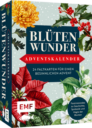 Adventskalender-Kartenset: Blütenwunder