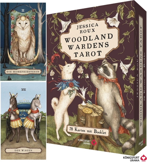 Woodland Wardens Tarot - Set mit Booklet u. 78 Karten - Jessica Roux