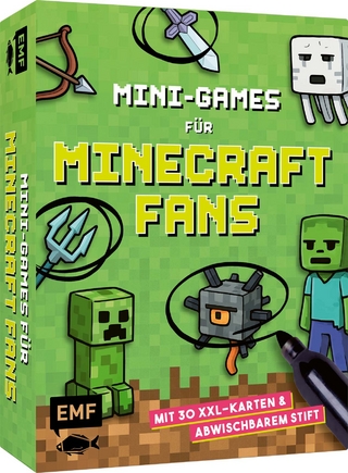 Kartenspiel: Mini-Games für Minecraft-Fans – mit abwischbarem Stift