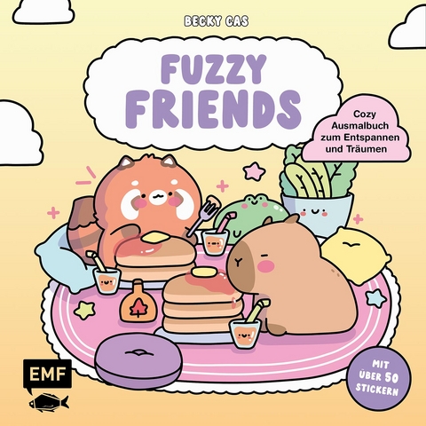 Fuzzy Friends &ndash; Cozy Ausmalbuch zum Entspannen und Tr&auml;umen - Becky Casta&ntilde;eda