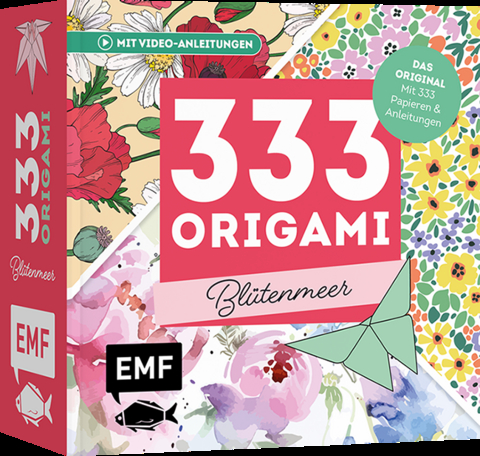 333 Origami &ndash; Bl&uuml;tenmeer &ndash; Florales Faltvergn&uuml;gen f&uuml;r Blumen-Fans