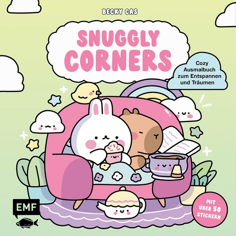 Snuggly Corners &ndash; Cozy Ausmalbuch zum Entspannen und Tr&auml;umen - Becky Casta&ntilde;eda