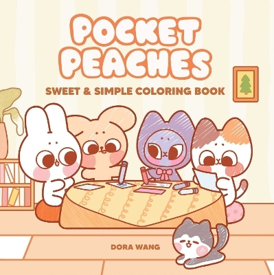 Pocket Peaches Sweet & Simple Coloring Book - Dora Wang