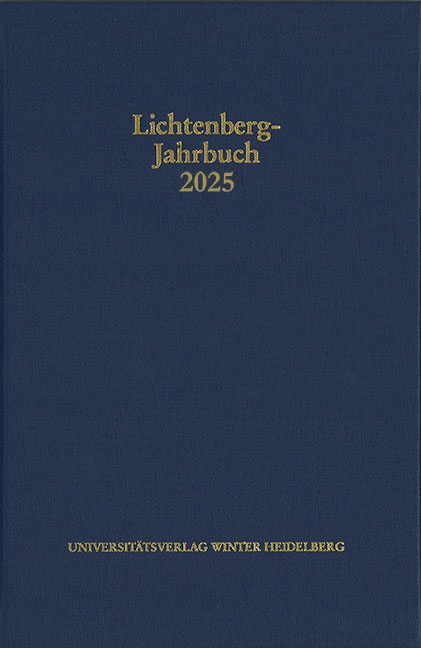 Lichtenberg-Jahrbuch 2025 - 