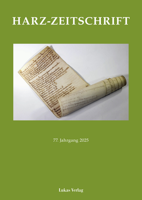 Harz-Zeitschrift f&uuml;r den Harz-Verein f&uuml;r Geschichte und Altertumskunde / Harz-Zeitschrift