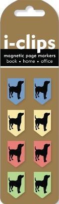 Black Dogs I-Clips Magnetic Page Markers (Set of 8) - 