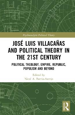 José Luis Villacañas and Political Theory in the 21st Century
