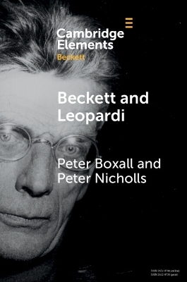 Beckett and Leopardi - Peter Boxall, Peter Nicholls