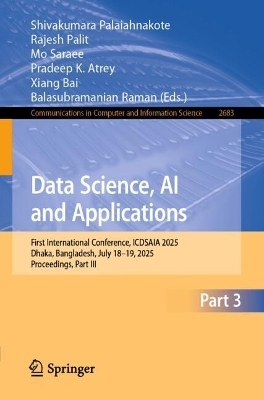 Data Science, AI and Applications - 