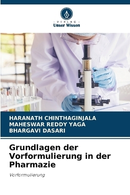 Grundlagen der Vorformulierung in der Pharmazie