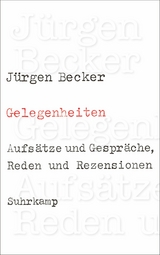 Gelegenheiten - J&uuml;rgen Becker