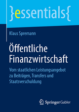 &Ouml;ffentliche Finanzwirtschaft - Klaus Spremann