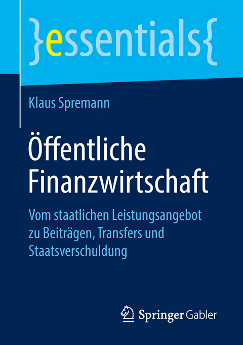 &Ouml;ffentliche Finanzwirtschaft - Klaus Spremann