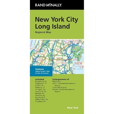 Rand McNally New York City/Long Island Regional Map -  Rand McNally