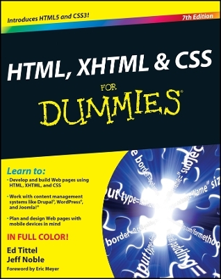HTML, XHTML & CSS For Dummies, 7th Edition -  Tittel