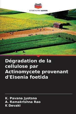 Dégradation de la cellulose par Actinomycete provenant d'Eisenia foetida