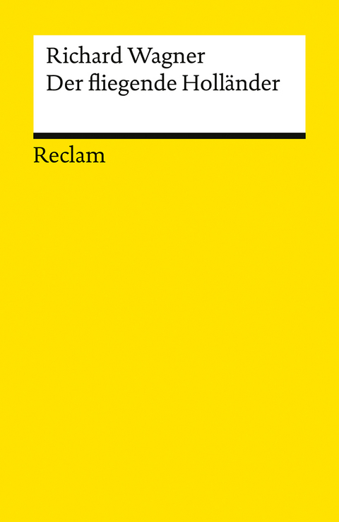 Der fliegende Holl&auml;nder - Richard Wagner