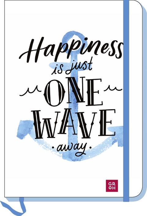 Notizbuch Happiness is just one wave away - 