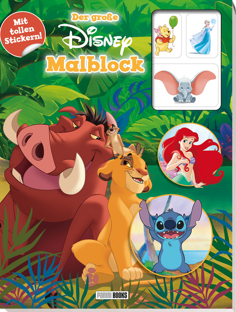 Disney: Der gro&szlig;e Disney-Malblock -  DISNEY,  Panini