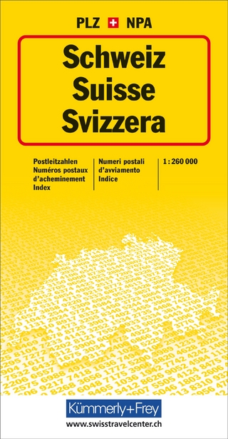 Schweiz, Postleitzahlenkarte