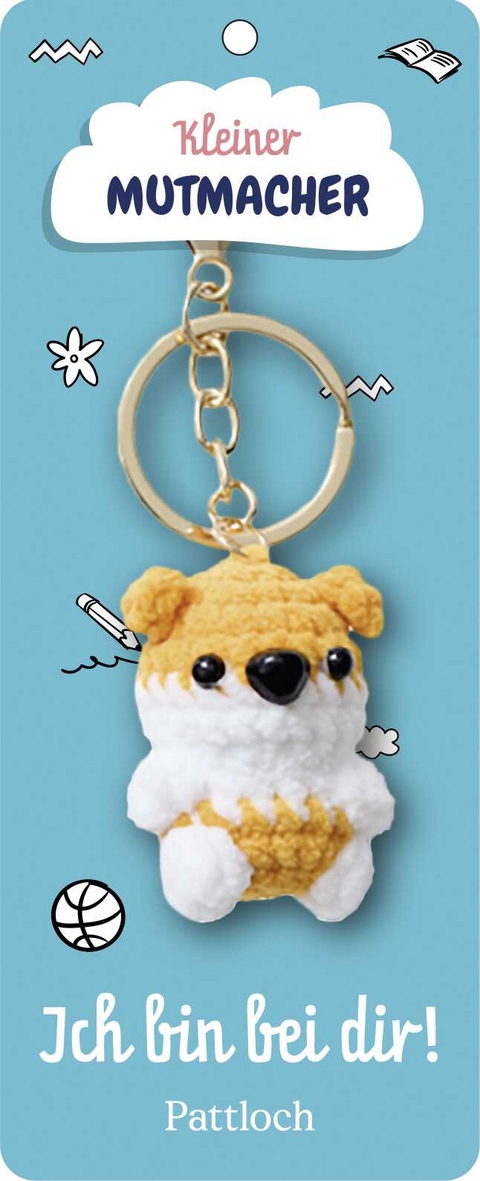 Kleiner Mutmacher, Schl&uuml;sselanh&auml;nger Hund - 