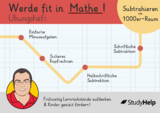 Werde fit in Mathe – Subtraktion bis 1000: Übungsheft für die 3. Klasse - Sebastian Kottmann