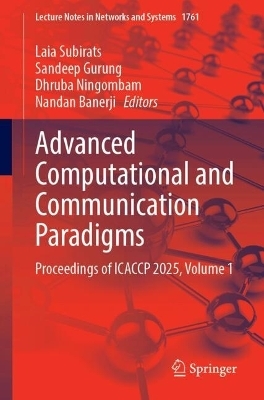 Advanced Computational and Communication Paradigms - 