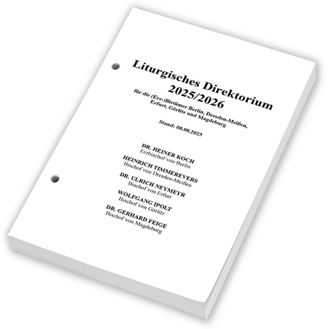 Liturgisches Direktorium 2025/2026