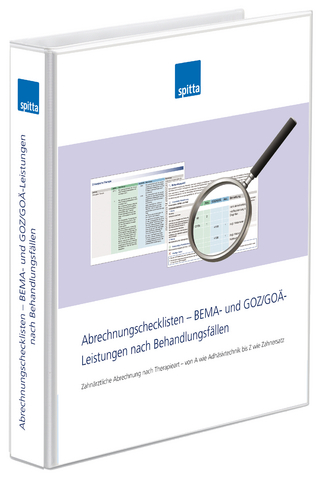 Abrechnungschecklisten – BEMA- und GOZ/GOÄ-Leistungen nach Behandlungsfällen