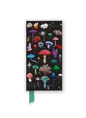 Anna Stead: Mushrooms & Fungi (Foiled Slimline Journal)
