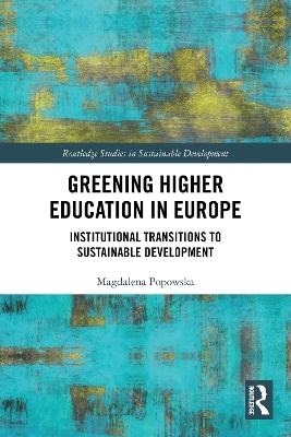 Greening Higher Education in Europe - Magdalena Popowska