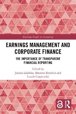 Earnings Management and Corporate Finance - 