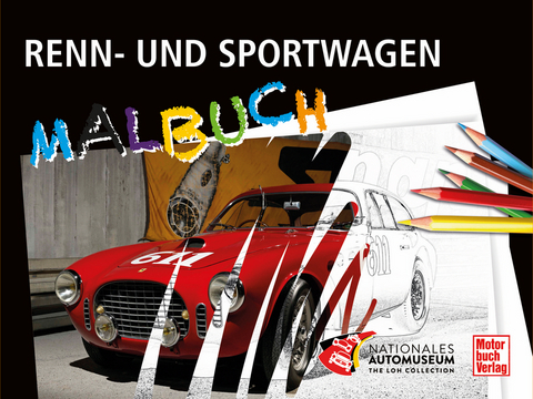 Renn- und Sportwagen Malbuch