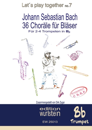 Johann Sebastian Bach - 36 Choräle für Bläser für 4 Trompeten in Bb