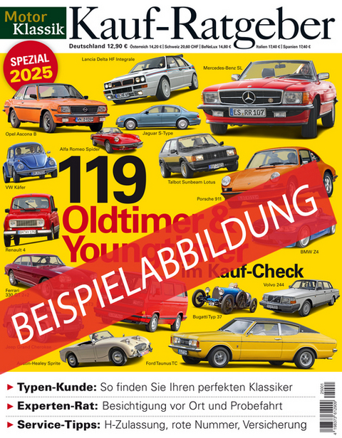 Motor Klassik Die sch&ouml;nsten Reisen f&uuml;r Oldtimer & Youngtimer