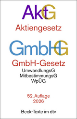 Aktiengesetz, GmbH-Gesetz - 
