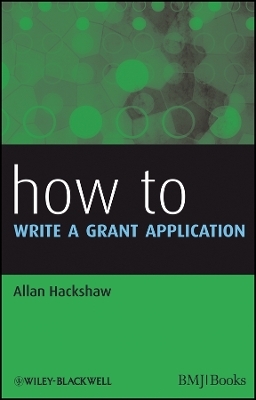 How to Write a Grant Application - A Hackshaw