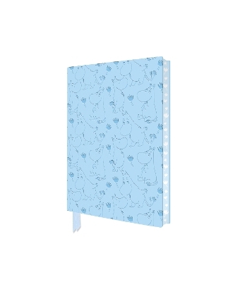 Moomin and Flowers Artisan Art Pocket Notebook (Flame Tree Journals) - 