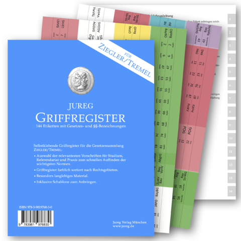 JUREG Griffregister für ZIEGLER / TREMEL