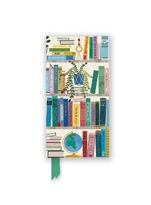 Georgia Breeze: Bookshelves (Foiled Slimline Journal)