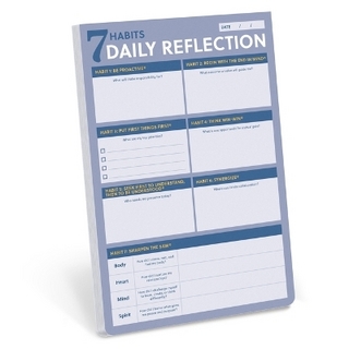 7 Habits Daily Reflection Notepad