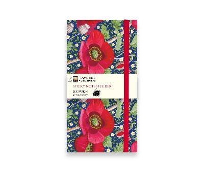 Bex Parkin: Red Poppies Flame Tree Sticky Notes Folder - 