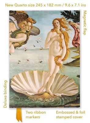 Sandro Botticelli: The Birth of Venus (Foiled Quarto Journal) - 