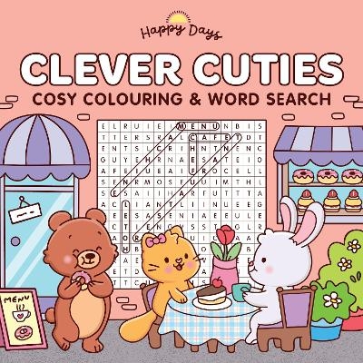Clever Cuties Cosy Colouring & Word Search Book