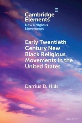 Early Twentieth Century New Black Religious Movements in the United States