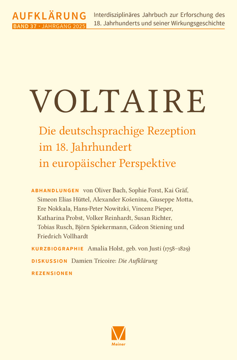 Aufkl&auml;rung 37: Voltaire - 